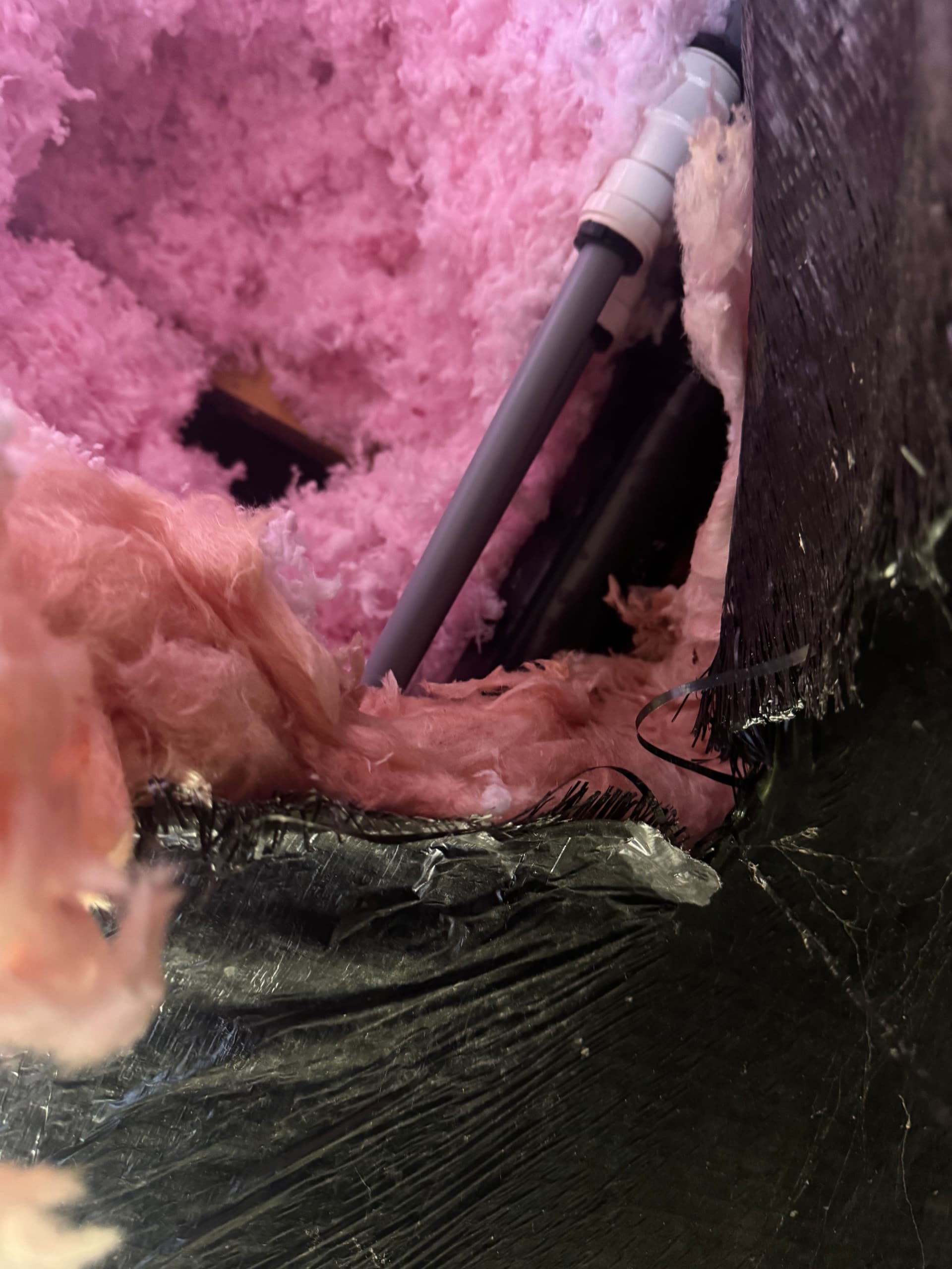 Gallery photos for Hidden Drain Line Leak Repaired Under a Modular Home: Image #1